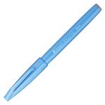 （業務用セット） ぺんてる 筆タッチサインペン SES15C-S スカイブルー 1本入 【×20セット】