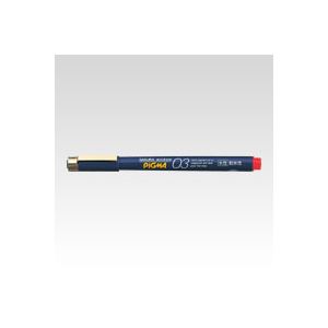 （業務用セット） サクラクレパス ピグマ 耐水耐光性顔料インク （0.3mm） ESDK03#19 赤 1本入 【×10セット】