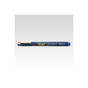 （業務用セット） サクラクレパス ピグマ 耐水耐光性顔料インク （0.3mm） ESDK03#36 青 1本入 【×10セット】