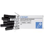 （業務用セット） ホワイトボードマーカー 中字（2mm・アルコールインキ）10本入 CR-BM12-B×10 黒 0 【×10セット】