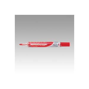 （業務用セット） ぺんてる ノックル 後端プッシュ式 細字丸芯（1.6mm） EMWLS-B 赤 1本入 【×10セット】