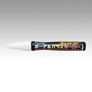 （業務用セット） 呉竹 ボード＆ガラスマーカー 中字・普通色（2mm） PMA-330LA-000S 白 1本入 【×10セット】