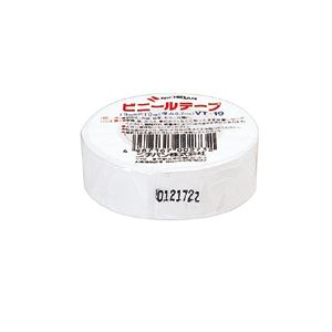 （業務用セット） ニチバン ビニールテープ 幅19mm×長10m VT-195 白 1巻入 【×30セット】