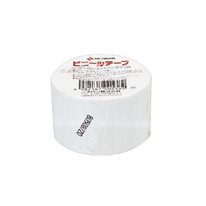 （業務用セット） ニチバン ビニールテープ 幅38mm×長10m VT-385 白 1巻入 【×10セット】