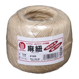 （業務用セット） 菅公工業 麻紐 タ306 1巻入 【×5セット】