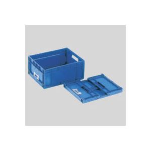 （業務用セット） 岐阜プラスチック工業 折りたたみコンテナーF-Box F-BOX112G ダークブルー 1個入 【×2セット】