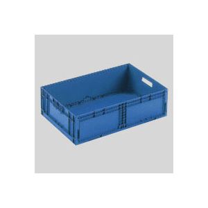 （業務用セット） 岐阜プラスチック工業 折りたたみコンテナーF-Box F-BOX122G1 ダークブルー 1個入 【×2セット】