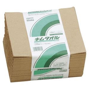 （業務用セット） 日本製紙クレシア キムタオル キムタオル 4つ折り ブラウン 50枚入 【×5セット】