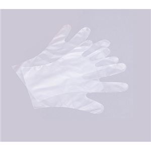 （業務用セット） 宇都宮製作 シンガーポリスーパーグローブクリア 箱入 ポリスーパーグローブL 透明 100枚入 【×10セット】