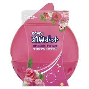 （業務用セット） エステー トイレの消臭ポット トイレの消臭ポット ブリリアントフラワー 1個入 【×5セット】
