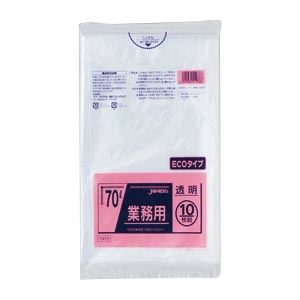 （業務用セット） メタロセン配合ポリ袋エコタイプ 透明ポリ袋（10枚入） TM78 【×10セット】