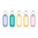 （業務用セット） ソニック キーホルダー名札 GP-661 青 緑 黄 橙 桃各6個 30個入 【×2セット】