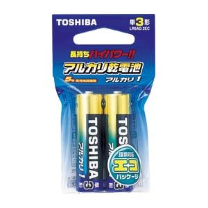 （業務用セット） 東芝 TOSHIBA アルカリ乾電池 アルカリ1 LR6AG2EC 2本入 【×10セット】