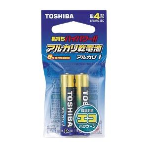 （業務用セット） 東芝 TOSHIBA アルカリ乾電池 アルカリ1 LR03AG2EC 2本入 【×10セット】