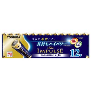 （業務用セット） 東芝 TOSHIBA アルカリ乾電池 ザ・インパルス まとめパック LR6HS 12MP 12本入 【×3セット】