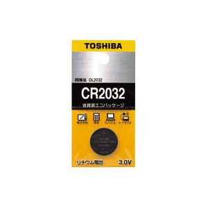 （業務用セット） 東芝 TOSHIBA コイン型リチウム電池 CR2032EC 1個入 【×10セット】