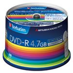 （業務用セット） 三菱化学メディア PC DATA用 DVD-R 1-16倍速対応 DHR47JP50V3 50枚入 【×2セット】