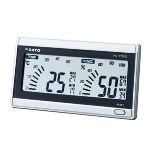 （業務用セット） 佐藤計量器 デジタル温湿度計 PC-7700II 1個入 【×2セット】