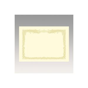 （業務用セット） OA賞状用紙 クリーム賞状用紙・縦書き 10-1057 10枚入 【×5セット】