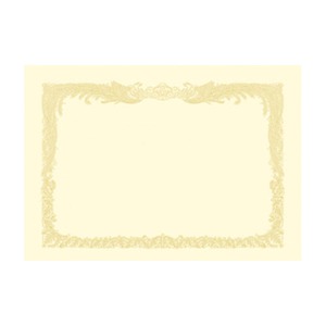 （業務用セット） OA賞状用紙 クリーム賞状用紙・縦書き 10-1087 10枚入 【×3セット】