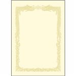 （業務用セット） OA賞状用紙 クリーム賞状用紙・横書き 10-1168 100枚入 【×2セット】