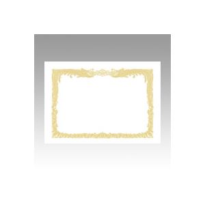（業務用セット） OA賞状用紙 白上質賞状用紙・縦書き 10-1060 10枚入 【×5セット】