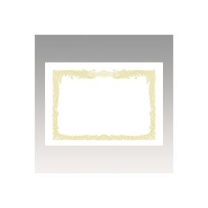 （業務用セット） OA賞状用紙 白上質賞状用紙・縦書き 10-1080 10枚入 【×5セット】