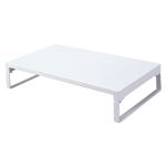 （業務用セット） リヒトラブ 机上台 幅390mm A-7330-0 白 1台入 【×2セット】