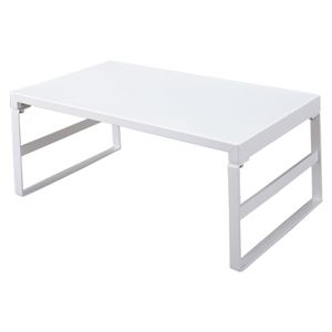 （業務用セット） リヒトラブ 机上台 幅390mm（ハイタイプ） A-7331-0 白 1台入 【×2セット】