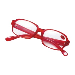 （業務用セット） 西敬 老眼鏡セット S-106W 赤 1個入 【×2セット】