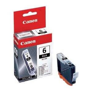 （業務用セット） キャノン Canon インクジェットカートリッジ BCI-6BK ブラック 1個入 【×2セット】