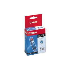 （業務用セット） キャノン Canon インクジェットカートリッジ BCI-6C シアン 1個入 【×2セット】