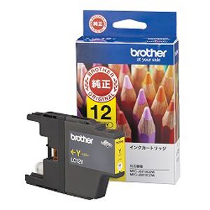 （業務用セット） ブラザー インクジェットカートリッジ LC12Y イエロー 1個入 【×3セット】