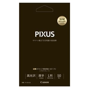 （業務用セット） キャノン Canon純正プリンタ用紙 写真用紙・光沢 プロ（プラチナグレード） PT-201L50 50枚入 【×2セット】