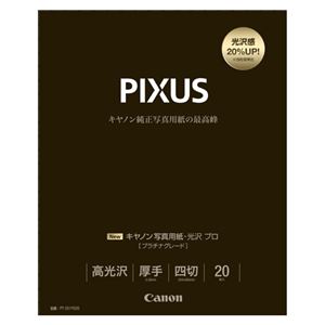 （業務用セット） キャノン Canon純正プリンタ用紙 写真用紙・光沢 プロ（プラチナグレード） PT-201YG20 20枚入 【×2セット】