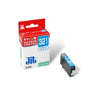 （業務用セット） ジット（キャノン Canon用） インクジェットカートリッジ JIT-C321C シアン 1個入 【×3セット】