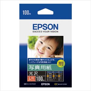 （業務用セット） エプソン EPSON純正プリンタ用紙 写真用紙（光沢） KL100PSKR 100枚入 【×3セット】