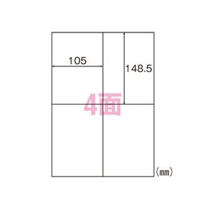（業務用セット） ヒサゴ エコノミーラベル A4判 100枚入 ELM003 【×2セット】