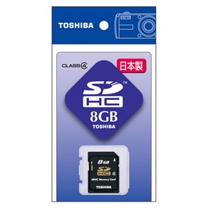 （業務用セット） 東芝 TOSHIBA SDHCメモリーカード SD-F08GTS 1枚入 【×2セット】