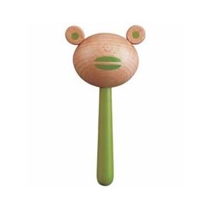 ナカノ リズム・ポコ カエルラトル 【つみき・木製玩具】