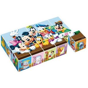 アポロ社 12-54 ディズニーキャラクターズ キューブパズル 15コマ 15P 【知育玩具】