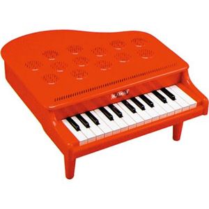 河合楽器製作所 ミニピアノ P-25（赤） 【つみき・木製玩具】