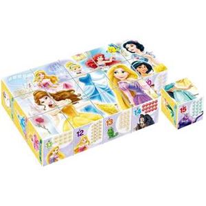 アポロ社 12-62 ディズニープリンセス キューブパズル 15コマ 【知育玩具】