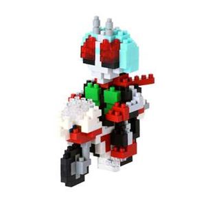 nanoblock（ナノブロック） カワダ NBTN_007 仮面ライダー新2号＆新サイクロン号