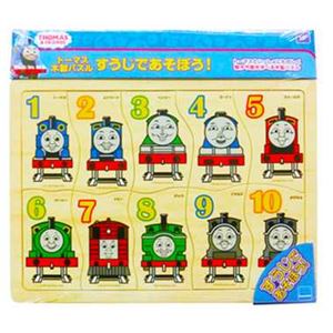 カワダ TWT-003 トーマス木製パズル すうじであそぼう！ 【つみき・木製玩具】