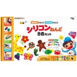 エジソン販売 KJT1003 シリコンねんど8色セット【知育玩具】