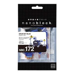 カワダ NBC_172 ドラムセット ブルー nanoblock（ナノブロック）