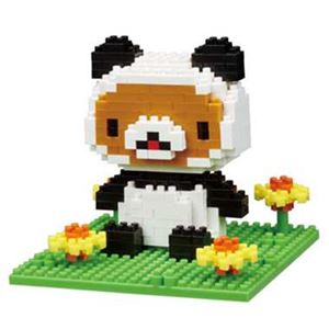カワダ NBH_111 リラックマパンダでごろん nanoblock（ナノブロック）