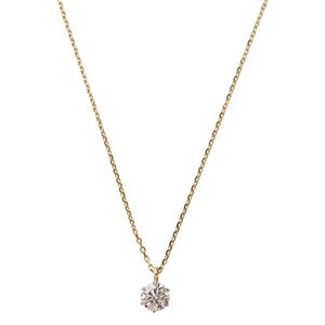 ダイヤモンド ネックレス 一粒 K18 ピンクゴールド 0.2ct ダイヤネックレス シンプル ペンダント