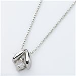 プラチナPT900 天然ダイヤモンドペンダント/ネックレス0.05CT